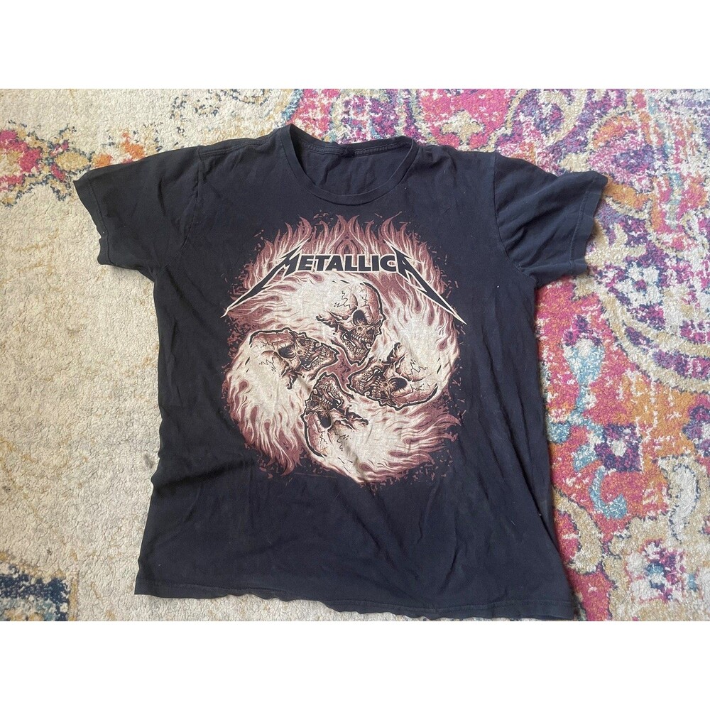 Vintage Metallica Flaming Skulls T-Shirt